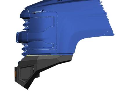 Black Horse Off Road - ARMOUR II HD Front Bumper Only-Matte Black-2016-2018 Chevy Silverado 1500/2019-2021 Silverado 1500 LD|Black Horse Off Road - Image 4