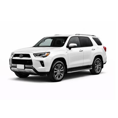 PREMIUM Running Boards-Black & Silver-2025-2025 Toyota 4Runner|Black Horse Off Road