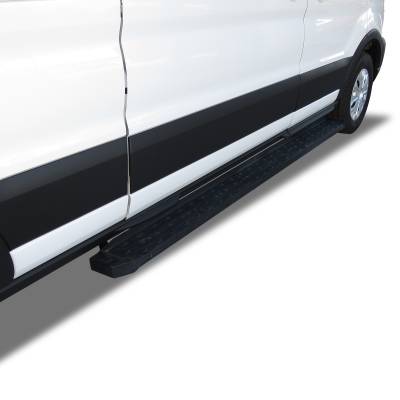 Black Horse Off Road - SPARTAN Running Boards-Black-2022-2026 Ford E-Transit|Black Horse Off Road - Image 14