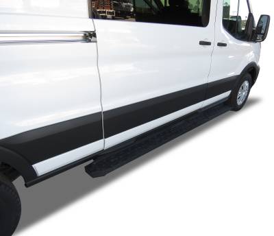 Black Horse Off Road - SPARTAN Running Boards-Black-2022-2026 Ford E-Transit|Black Horse Off Road - Image 18