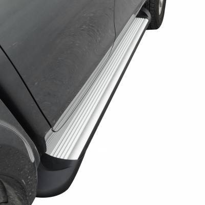 TRANSPORTER Running Boards-Silver-2022-2026 Ford E-Transit|Black Horse Off Road