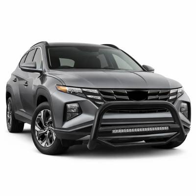Black Horse Off Road - MAX Beacon Bull Bar-Black-2022-2024 Hyundai Tucson|Black Horse Off Road - Image 4