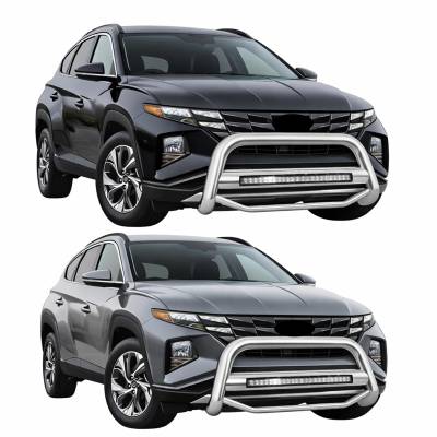 Black Horse Off Road - MAX Beacon Bull Bar-Stainless Steel-2022-2024 Hyundai Tucson|Black Horse Off Road - Image 2