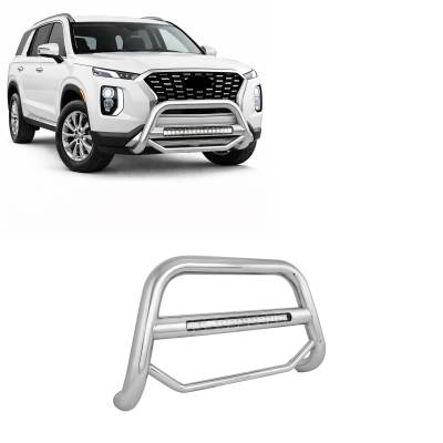 MAX Beacon Bull Bar-Stainless Steel-2020-2023 Kia Telluride/2020-2023 Hyundai Palisade|Black Horse Off Road