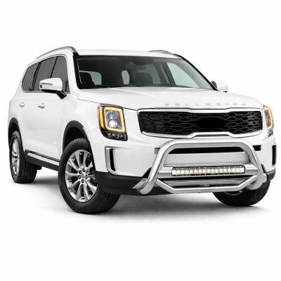 Black Horse Off Road - MAX Beacon Bull Bar-Stainless Steel-2020-2023 Kia Telluride/2020-2023 Hyundai Palisade|Black Horse Off Road - Image 3