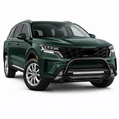 Black Horse Off Road - Max Beacon Bull Bar-Black-2023-2024-Kia Sorento | Black Horse Off Road - Image 2