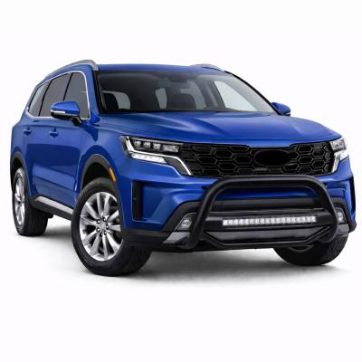 Black Horse Off Road - Max Beacon Bull Bar-Black-2023-2024-Kia Sorento | Black Horse Off Road - Image 3