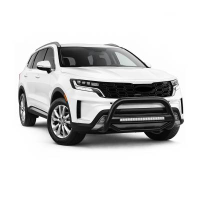 Black Horse Off Road - Max Beacon Bull Bar-Black-2023-2024-Kia Sorento | Black Horse Off Road - Image 4