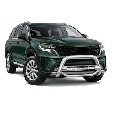 Black Horse Off Road - Max Beacon Bull Bar-Stainless Steel-2023-2024-Kia Sorento | Black Horse Off Road - Image 3