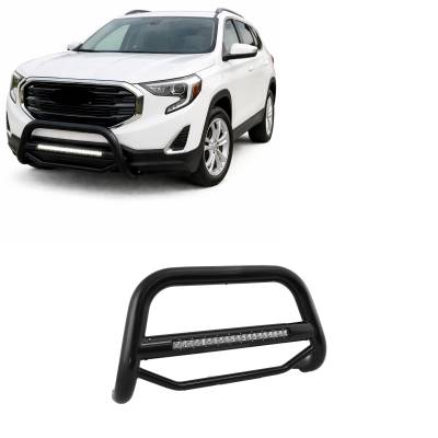 MAX Beacon Bull Bar-Black-2018-2024 GMC Terrain|2018-2024 Chevrolet Equinox|Black Horse Off Road
