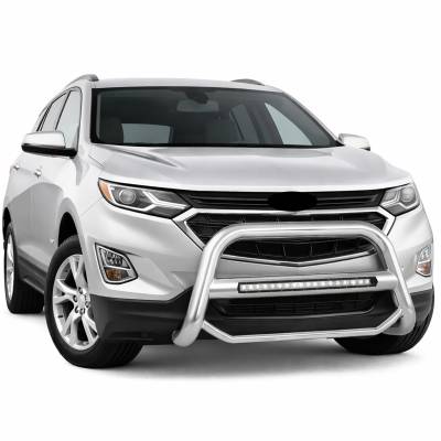 Black Horse Off Road - MAX Beacon Bull Bar-Stainless Steel-2018-2024 GMC Terrain|2018-2024 Chevrolet Equinox|Black Horse Off Road - Image 2