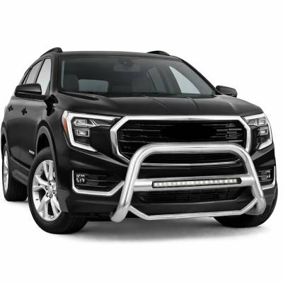 Black Horse Off Road - MAX Beacon Bull Bar-Stainless Steel-2018-2024 GMC Terrain|2018-2024 Chevrolet Equinox|Black Horse Off Road - Image 3