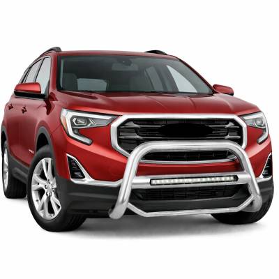 Black Horse Off Road - MAX Beacon Bull Bar-Stainless Steel-2018-2024 GMC Terrain|2018-2024 Chevrolet Equinox|Black Horse Off Road - Image 5