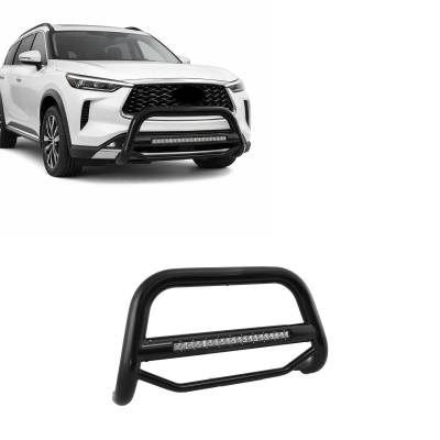 Black Horse Off Road - MAX Beacon Bull Bar-Black-2022-2025 Nissan Pathfinder|2022-2024 Infiniti QX60|Black Horse Off Road - Image 2