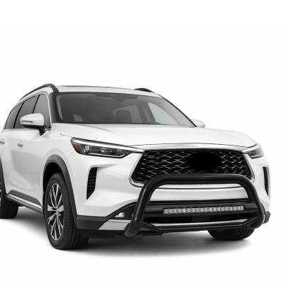 Black Horse Off Road - MAX Beacon Bull Bar-Black-2022-2025 Nissan Pathfinder|2022-2024 Infiniti QX60|Black Horse Off Road - Image 4