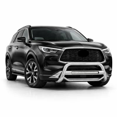 Black Horse Off Road - MAX Beacon Bull Bar-Stainless Steel-2022-2025 Nissan Pathfinder|2022-2024 Infiniti QX60|Black Horse Off Road - Image 3