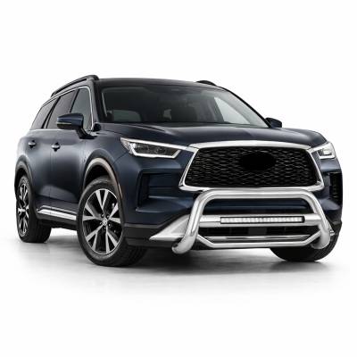 Black Horse Off Road - MAX Beacon Bull Bar-Stainless Steel-2022-2025 Nissan Pathfinder|2022-2024 Infiniti QX60|Black Horse Off Road - Image 5