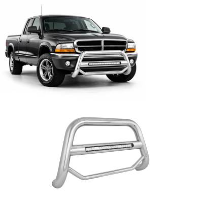 Black Horse Off Road - MAX Beacon Bull Bar-Stainless Steel-1998-2004 Dodge Dakota/1998-2003 Dodge Durango|Black Horse Off Road - Image 2