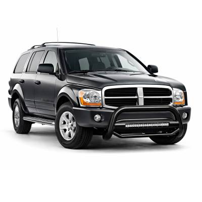 Black Horse Off Road - MAX Beacon Bull Bar-Black-2004-2009 Dodge Durango/2007-2009 Chrysler Aspen|Black Horse Off Road - Image 3