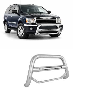 MAX Beacon Bull Bar-Stainless Steel-2004-2009 Dodge Durango/2007-2009 Chrysler Aspen|Black Horse Off Road