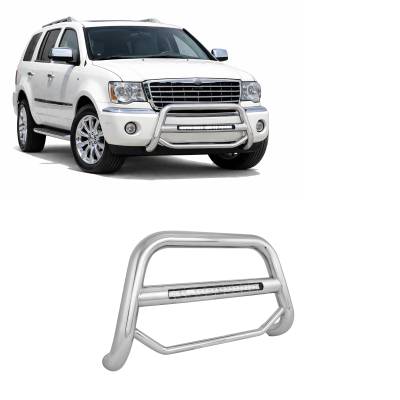 Black Horse Off Road - MAX Beacon Bull Bar-Stainless Steel-2007-2009 Chrysler Aspen/2004-2009 Dodge Durango|Black Horse Off Road - Image 2