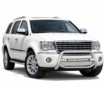 Black Horse Off Road - MAX Beacon Bull Bar-Stainless Steel-2007-2009 Chrysler Aspen/2004-2009 Dodge Durango|Black Horse Off Road - Image 3