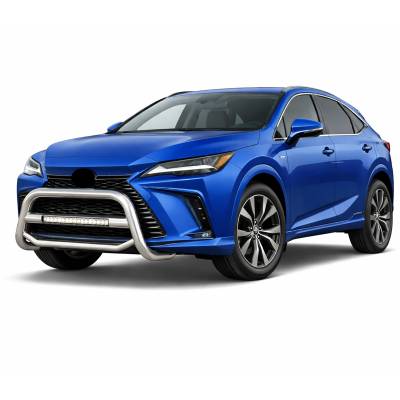 Black Horse Off Road - Max Beacon Bull Bar-Stainless Steel-2023-2024-Lexus RX350 | Black Horse Off Road - Image 2