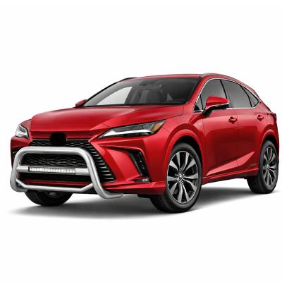 Black Horse Off Road - Max Beacon Bull Bar-Stainless Steel-2023-2024-Lexus RX350 | Black Horse Off Road - Image 4