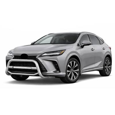 Black Horse Off Road - Max Beacon Bull Bar-Stainless Steel-2023-2024-Lexus RX350 | Black Horse Off Road - Image 3