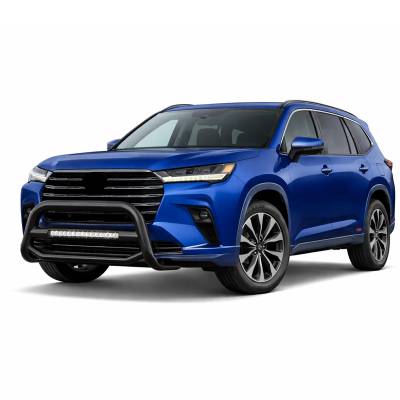 Black Horse Off Road - Max Beacon Bull Bar-Black-2023-2024-Toyota Grand Highlander | Black Horse Off Road - Image 3