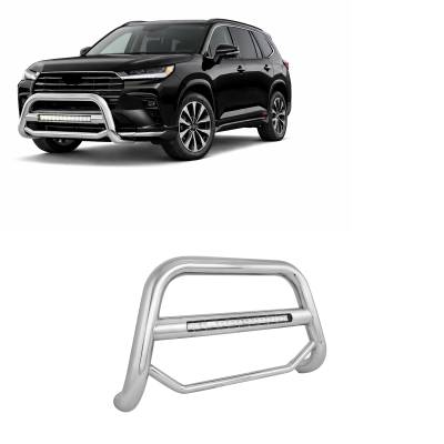 Max Beacon Bull Bar-Stainless Steel-2023-2024-Toyota Grand Highlander | Black Horse Off Road
