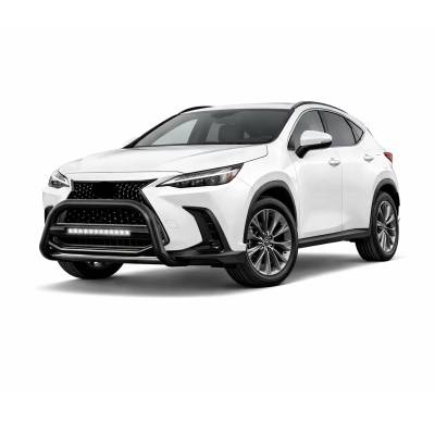 Black Horse Off Road - Max Beacon Bull Bar-Black-2023-2024-Lexus NX | Black Horse Off Road - Image 2