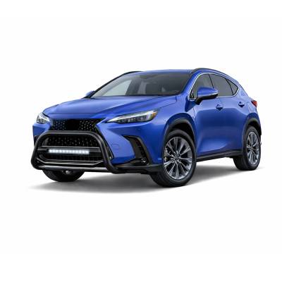 Black Horse Off Road - Max Beacon Bull Bar-Black-2023-2024-Lexus NX | Black Horse Off Road - Image 3