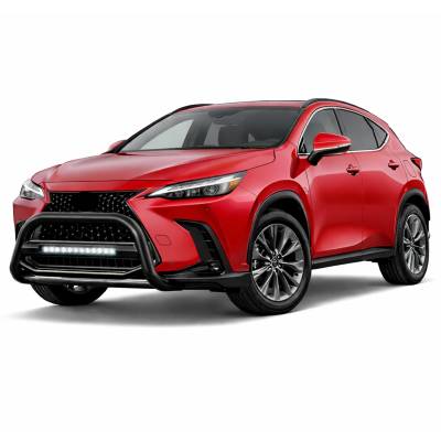 Black Horse Off Road - Max Beacon Bull Bar-Black-2023-2024-Lexus NX | Black Horse Off Road - Image 4