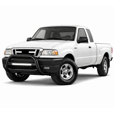 Black Horse Off Road - MAX Beacon Bull Bar-Black-2001-2008 Ford Ranger/2001-2010 Mazda B2300|Black Horse Off Road - Image 3