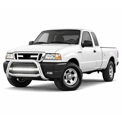 Black Horse Off Road - MAX Beacon Bull Bar-Stainless Steel-2001-2008 Ford Ranger/2001-2010 Mazda B2300|Black Horse Off Road - Image 3