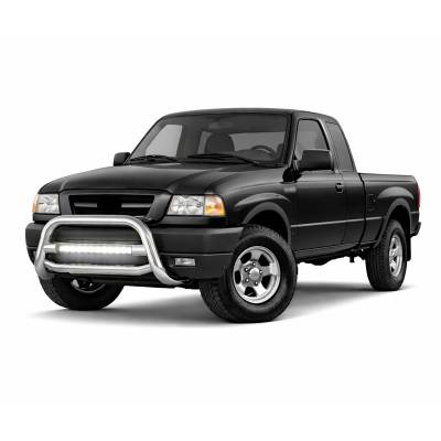 Black Horse Off Road - MAX Beacon Bull Bar-Stainless Steel-2001-2008 Ford Ranger/2001-2010 Mazda B2300|Black Horse Off Road - Image 5