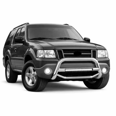 Black Horse Off Road - MAX Beacon Bull Bar-Stainless Steel-2001-2003 Ford Explorer Sport/2001-2005 Ford Explorer Sport Trac|Black Horse Off Road - Image 4