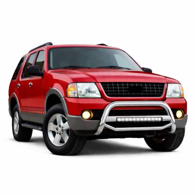 Black Horse Off Road - MAX Beacon Bull Bar-Stainless Steel-2002-2005 Ford Explorer/2002-2005 Mercury Mountaineer|Black Horse Off Road - Image 3