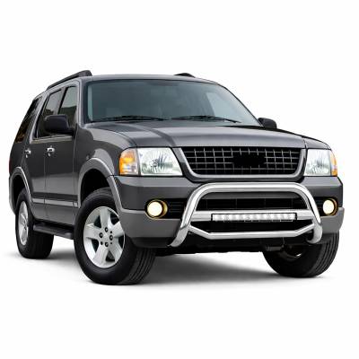 Black Horse Off Road - MAX Beacon Bull Bar-Stainless Steel-2002-2005 Ford Explorer/2002-2005 Mercury Mountaineer|Black Horse Off Road - Image 4