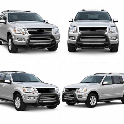 Black Horse Off Road - MAX Beacon Bull Bar-Black-2006-2010 Ford Explorer/2006-2010 Ford Explorer|Black Horse Off Road - Image 4