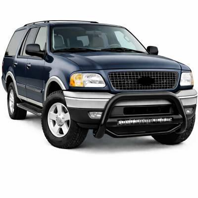 Black Horse Off Road - MAX Beacon Bull Bar-Black-Lexus RX300/Lexus RX330/Lexus RX350/Lexus RX350L/Lexus RX400h/Lexus RX450h/Lexus RX450hL/Toyota Highlander|Black Horse Off Road - Image 5