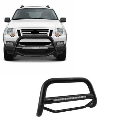 MAX Beacon Bull Bar-Black-2006-2010 Ford Explorer/2007-2010 Ford Explorer Sport Trac|Black Horse Off Road