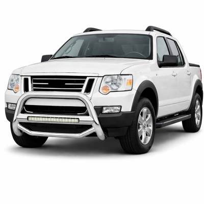 Black Horse Off Road - MAX Beacon Bull Bar-Stainless Steel-2006-2010 Ford Explorer/2007-2010 Ford Explorer Sport Trac|Black Horse Off Road - Image 4