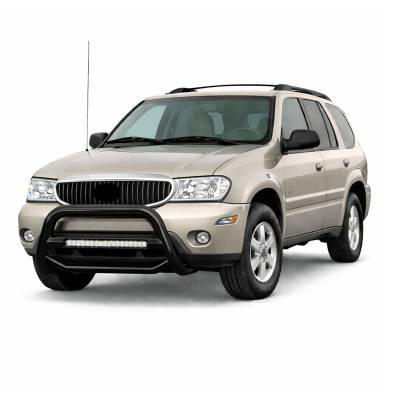 Black Horse Off Road - MAX Beacon Bull Bar-Black-Mercedes-Benz GLE350-GLE350D-GLE400-GLE43 AMG-GLE450 AMG-GLE500-GLE550-GLE550E-GLE63 AMG-ML250-ML350-ML400-ML500-ML550-ML63 AMG|Black Horse Off Road - Image 4