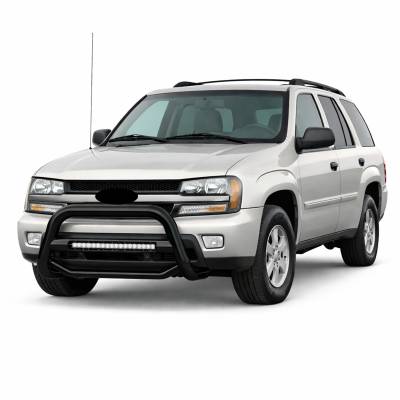 Black Horse Off Road - MAX Beacon Bull Bar-Black-Mercedes-Benz GLE350-GLE350D-GLE400-GLE43 AMG-GLE450 AMG-GLE500-GLE550-GLE550E-GLE63 AMG-ML250-ML350-ML400-ML500-ML550-ML63 AMG|Black Horse Off Road - Image 6