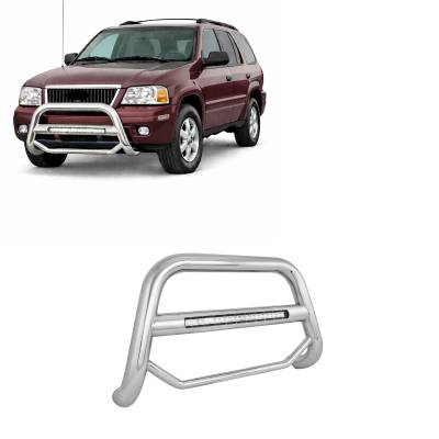 Black Horse Off Road - MAX Beacon Bull Bar-stainless Steel- Sierra 3500 HD/ Silverado 3500 HD/ Sierra 2500 HD/ Silverado 2500 HD/ Sierra 1500/Silverado 1500|Black Horse Off Road - Image 2