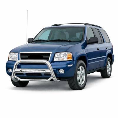 MAX Beacon Bull Bar-stainless Steel- Sierra 3500 HD/ Silverado 3500 HD/ Sierra 2500 HD/ Silverado 2500 HD/ Sierra 1500/Silverado 1500|Black Horse Off Road