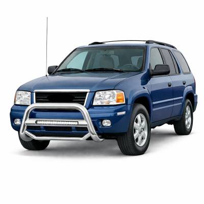 Black Horse Off Road - MAX Beacon Bull Bar-stainless Steel- Sierra 3500 HD/ Silverado 3500 HD/ Sierra 2500 HD/ Silverado 2500 HD/ Sierra 1500/Silverado 1500|Black Horse Off Road - Image 3