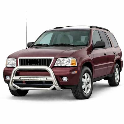 Black Horse Off Road - MAX Beacon Bull Bar-stainless Steel- Sierra 3500 HD/ Silverado 3500 HD/ Sierra 2500 HD/ Silverado 2500 HD/ Sierra 1500/Silverado 1500|Black Horse Off Road - Image 4